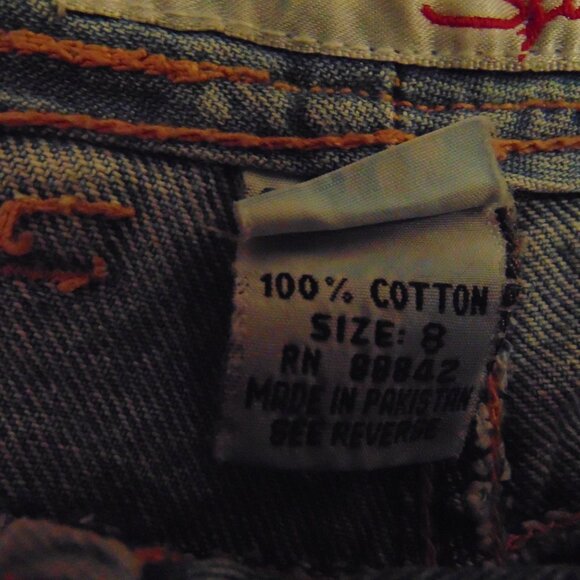 Vintage Tower Hill Sport Blue Denim Shorts, Size 8 - Picture 5 of 10